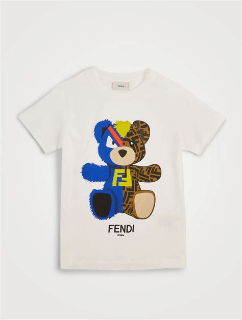 fendi teddy bear hoodie|fendi polo shirts.